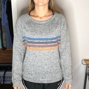 gray long sleeve shirt from belk (pink rose)